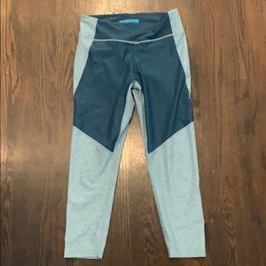 Outdoor Voices two tone leggings